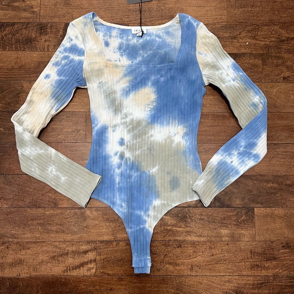 Tie dye rib bodysuit